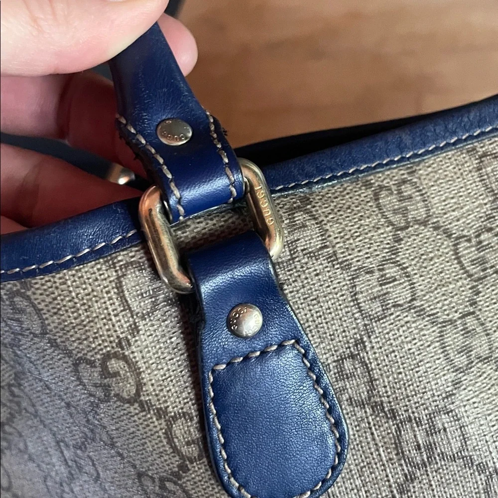 FOR CP ONLY! Gucci GG Monogram UNICEF Joy Patriotic American Flag Tote USA! - Picture 5 of 16